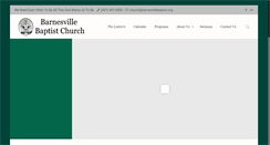 Desktop Screenshot of barnesvillebaptist.org