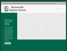 Tablet Screenshot of barnesvillebaptist.org